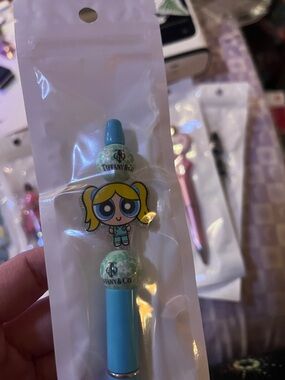 Tiffany & Co. Blue Cartoon Character Ballpoint Pen